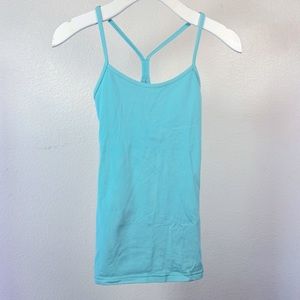 Lululemon Power Y sz 4 light teal.